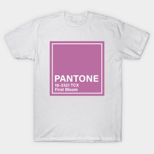 pantone 16-3321 TCX First Bloom T-Shirt